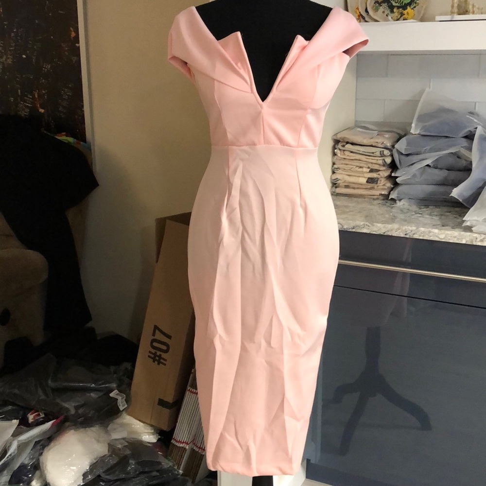 versatile shoulder pink midi - Picture 4 of 8